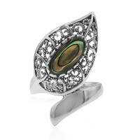 Anello in argento con Conchiglia Abalone (Art of Nature)