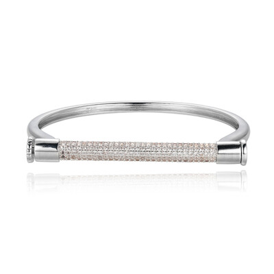 Bracciale in ottone con Topazio Bianco (Juwelo Style)