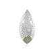 Ciondolo in argento con Diopside Russo (SAELOCANA)