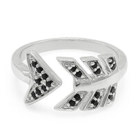Anello in argento con Spinello Nero