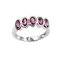 Anello in argento con Granato Tocantin