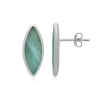 Orecchini in argento con Calcedonio del Pacifico