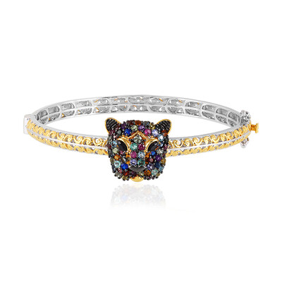 Bracciale in argento con Spinello Nero (Gems en Vogue)