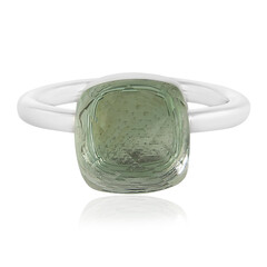 Anello in argento con Ametista Verde