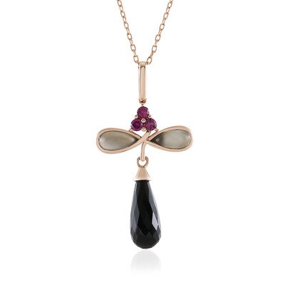 Collana in argento con Onice Nero (KM by Juwelo)