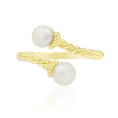 Anello in argento con Perla di Acqua Dolce (TPC)