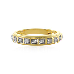 Anello in argento con Diamante I4 (J)