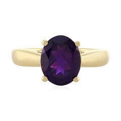 Anello in argento con Ametista Zambiana