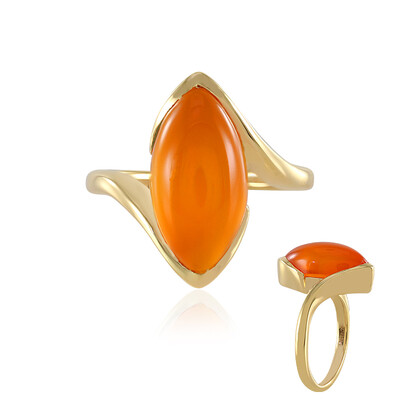 Anello in argento con Corniola