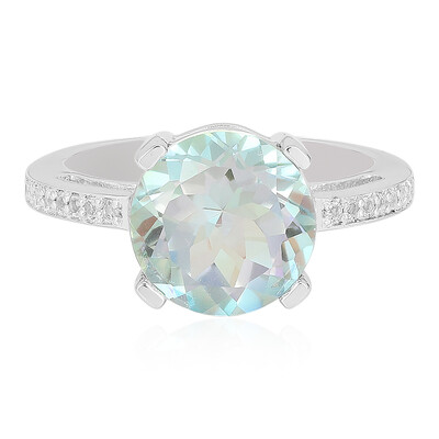 Anello in argento con Quarzo Lago della Montagna