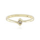 Anello in oro con Diamante Cioccolato I2
