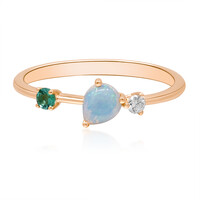Anello in oro con Opale di Welo AAA (CIRARI)