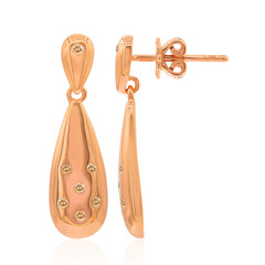 Orecchini in oro con Diamante Rose de France SI