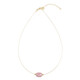Collana in acciaio inossidabile con Rodocrosite