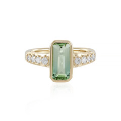 Anello in oro con Tormalina Brasiliana (AMAYANI)