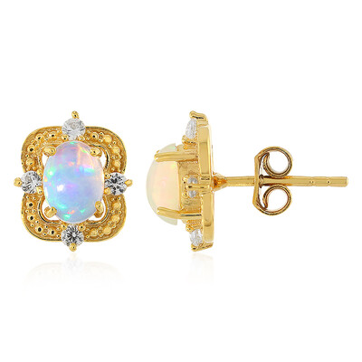 Orecchini in argento con Opale di Welo