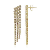 Orecchini in oro con Diamante Champagne I2 (de Melo)