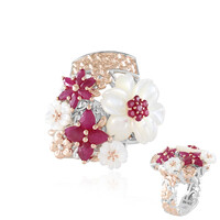 Anello in argento con Madreperla (Gems en Vogue)