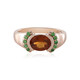 Anello in argento con Granato Essonite (KM by Juwelo)