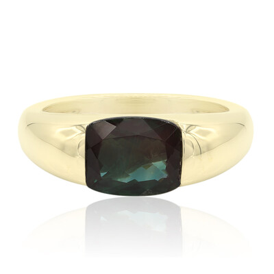 Anello in oro con Tibetanite Verde