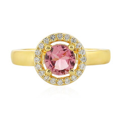 Anello in argento con Tormalina Rosa