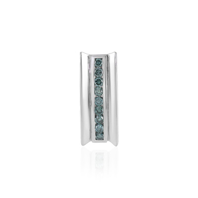 Ciondolo in oro con Diamante Blu I1