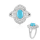 Anello in argento con Turchese Sleeping Beauty