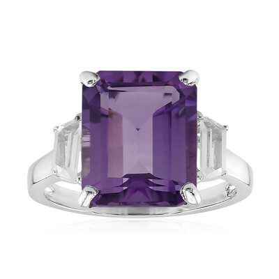 Anello in argento con Ametista