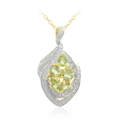Collana in argento con Peridoto