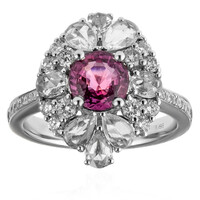 Anello in oro con Zaffiro Rosa (CIRARI)