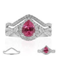 Anello in oro con Spinello Birmano Rosa (CIRARI)