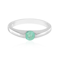 Anello in argento con Smeraldo Russo