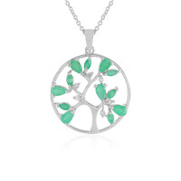 Collana in argento con Smeraldo Socoto