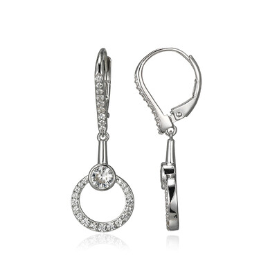 Orecchini in argento con Zircone (Adela Silber)