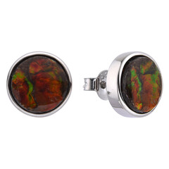 Orecchini in argento con Ammolite