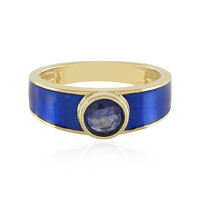 Anello in argento con Zaffiro Blu del Madagascar