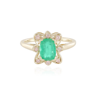 Anello in oro con Smeraldo Russo