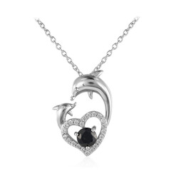 Collana in argento con Zaffiro Blu