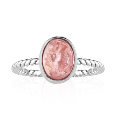 Anello in argento con Rodocrosite (Art of Nature)