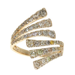 Anello in oro con Diamante Fancy SI2 (CIRARI)