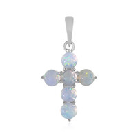 Ciondolo in argento con Opale di Welo