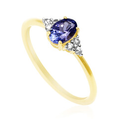 Anello in oro con Tanzanite