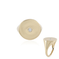 Anello in oro con Diamante I2 (H) (de Melo)