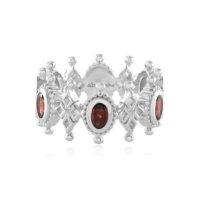 Anello in argento con Granato d’India (Dallas Prince Designs)