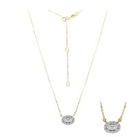 Collana in oro con Diamante SI1 (G)