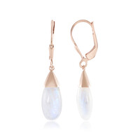 Orecchini in argento con Pietra di Luna Blu (KM by Juwelo)
