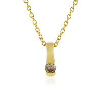 Collana in argento con Diamante Champagne I4