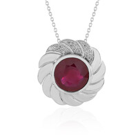 Collana in argento con Rubino del Madagascar (de Melo)