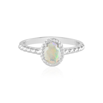 Anello in argento con Opale di Welo