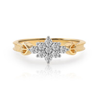 Anello in oro con Diamante IF (D)